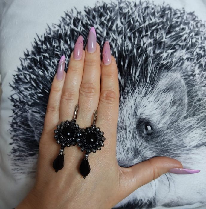 Серьги с Японским хлопковым жемчугом