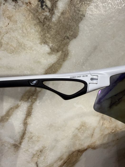 Очила Oakley Sphaera Strike Matte White PRIZM Sapphire