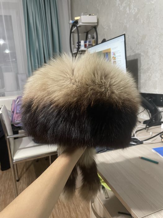 Шапка чернобурка