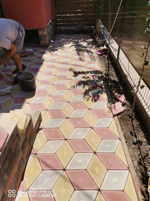 Modele noi pavaje și pavele direct producători  Montaj borduri