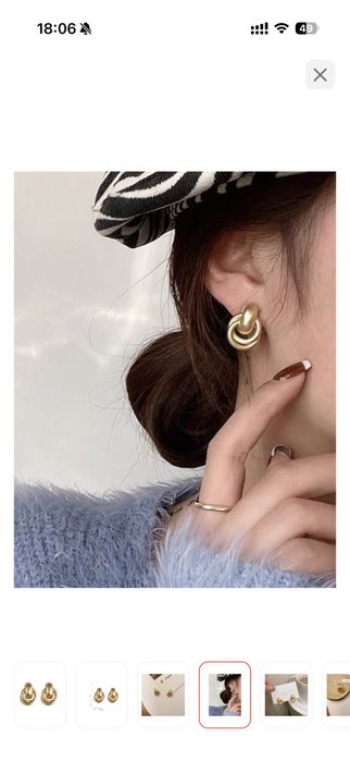 Новые серьги гвоздики