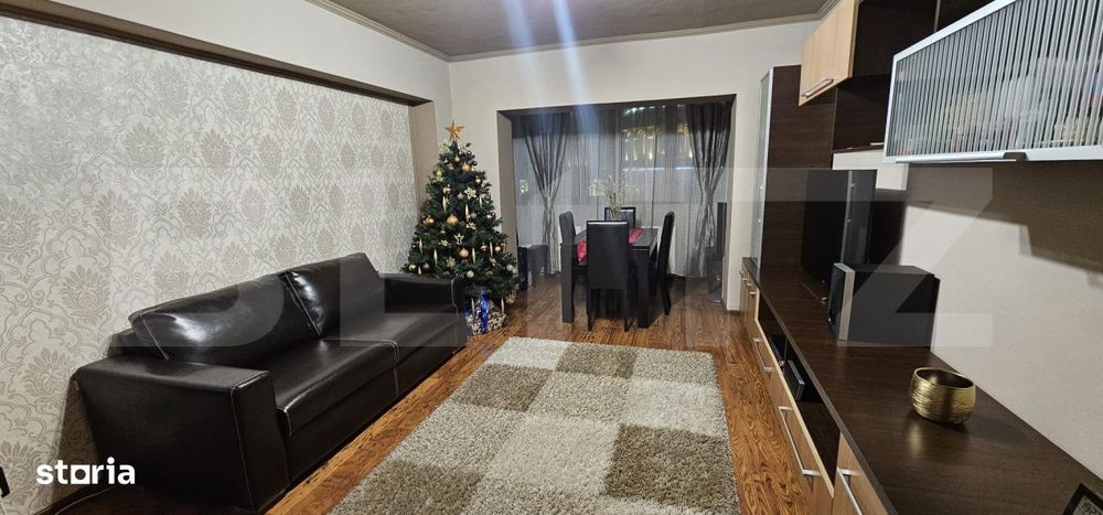 Apartament 3 camere, decomandat 70 mp,  zona centrala – Deva