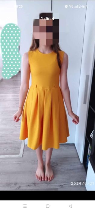 Rochiță pentru fetița de 10 ani