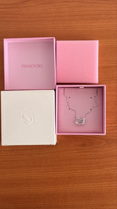 Colier Swarovski Lebădă cu Cristale