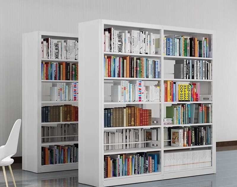 Tokchali metall kitob javoni | Металлический книжный стеллаж с полками
