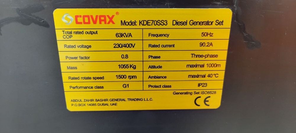 Generator Navigator 63 Kwa 50 kw