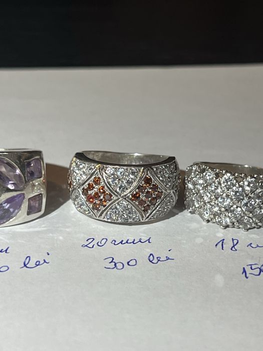 Inele de argint cu pietre naturale