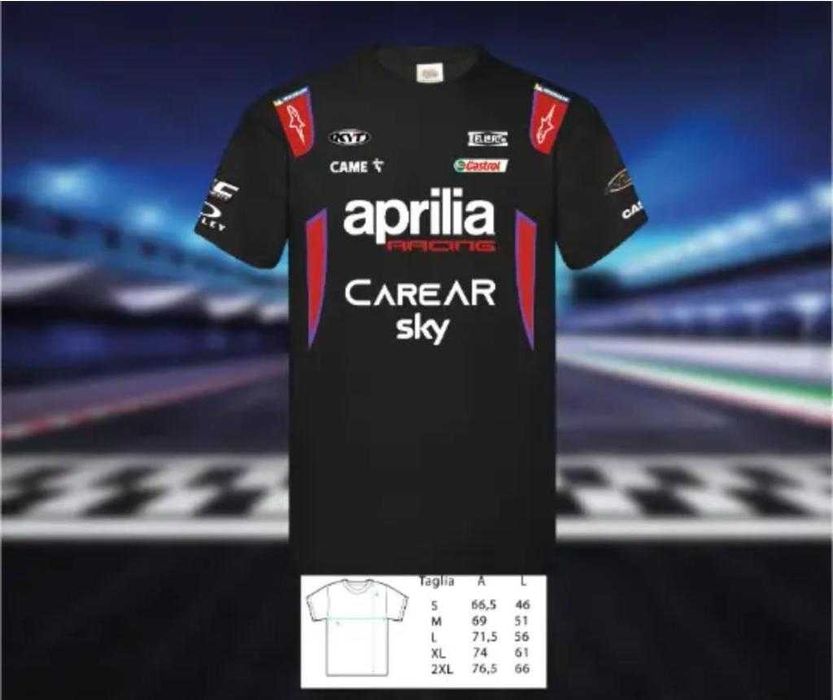 TRICOU APRILIA RACING motoGP espargaro vinales FANS idee cadou