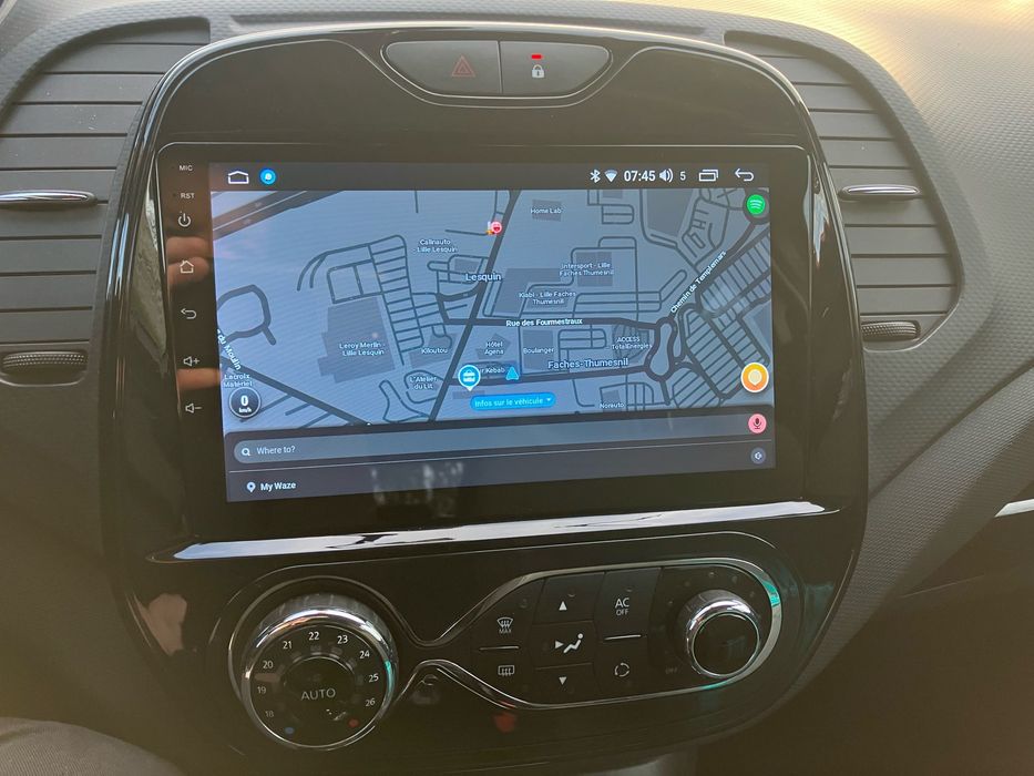 Navigatie Android Renault Captur Waze YouTube GPS Carplay BT