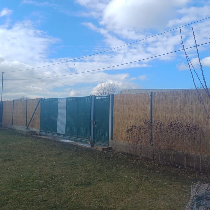 Panouri gard din stuf