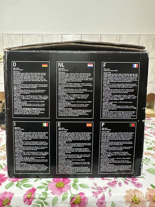 DVD Car cinema, consola