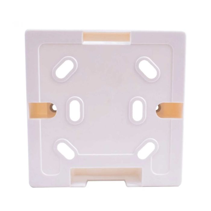 Монтажная коробка Pixietech, накладная, 86х86мм, белая