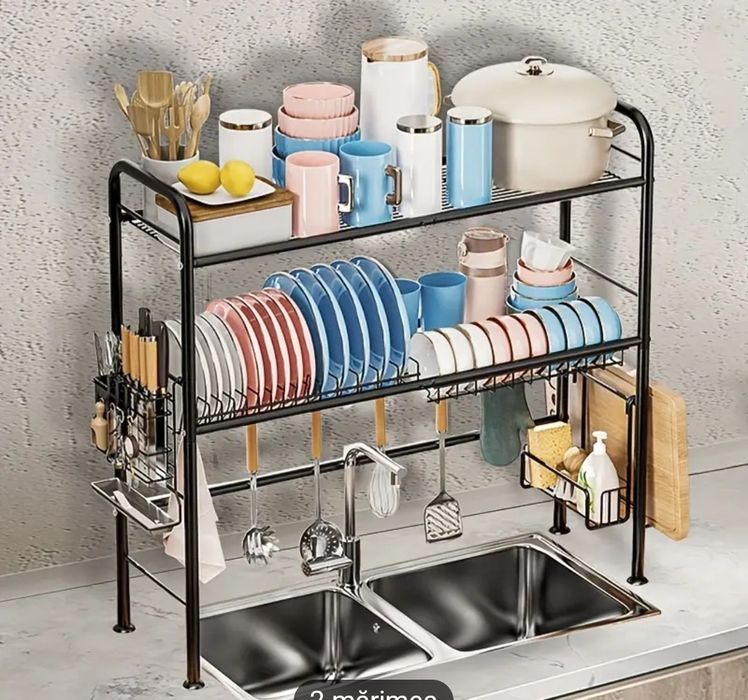 Vând suport vase reglabil pe 2 nivele nou