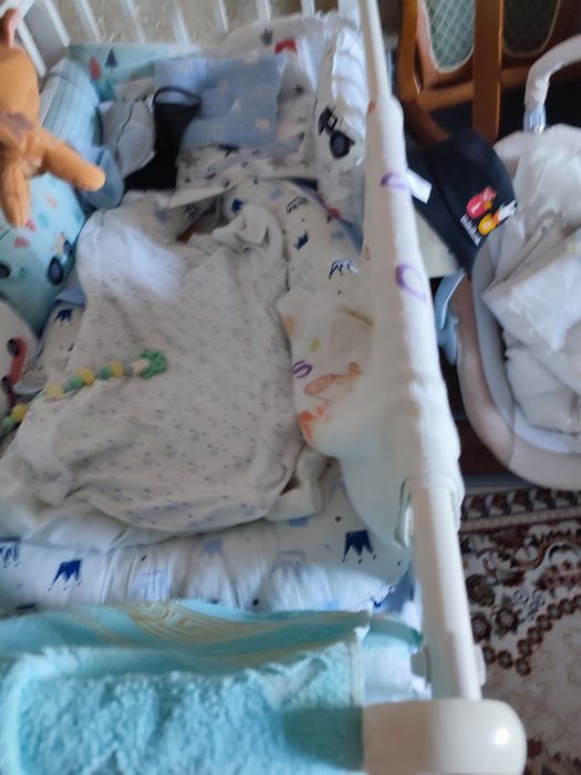 Детская белая кроватка