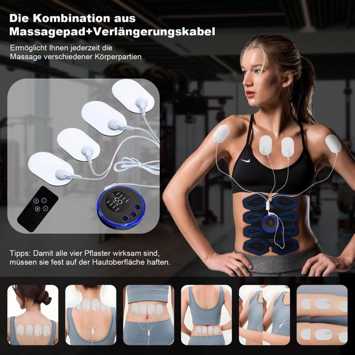 Електрическо устройство за мускулна стимулация на корем