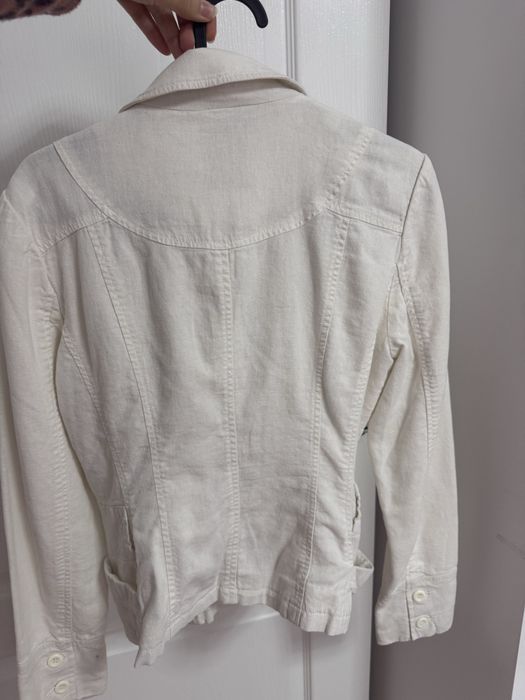 Sacou alb/crem Vero Moda