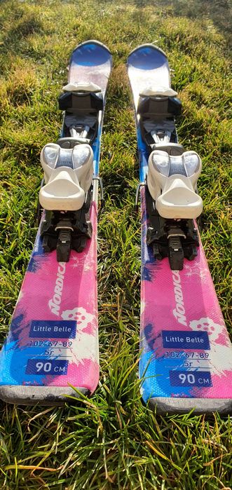 Детски ски 90см Nordica Little Belle + щеки 80см