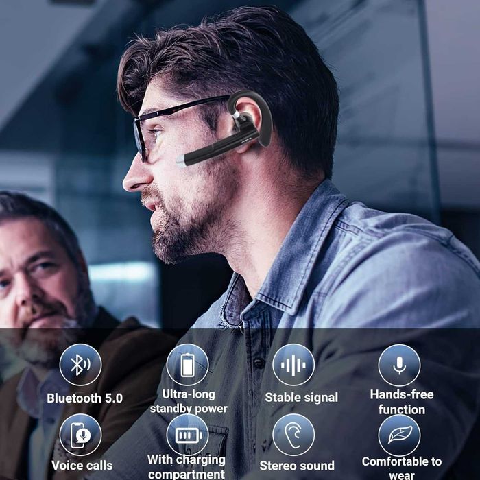 Casca Bluetooth Wireless 520, HandsFree, Compatibilitate Universala