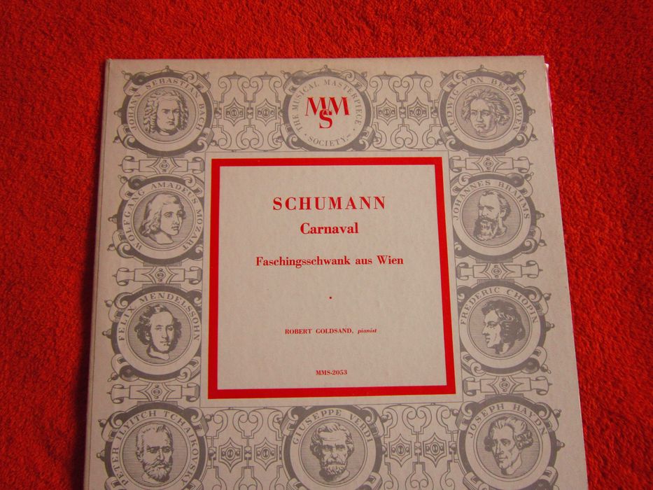 cadou rar vinil Schumann Carnaval Robert Goldsand ‎made USA 1960 (nou)