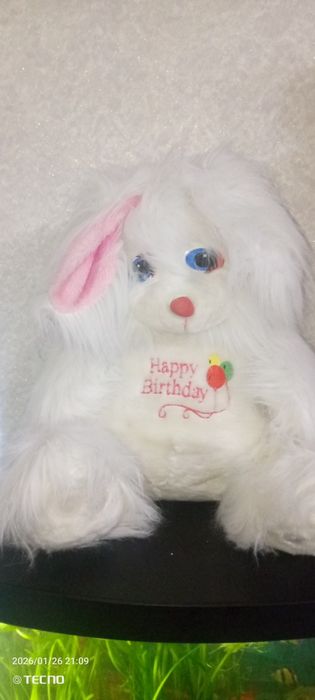 Мягкая игрушка - медведь и заяц!