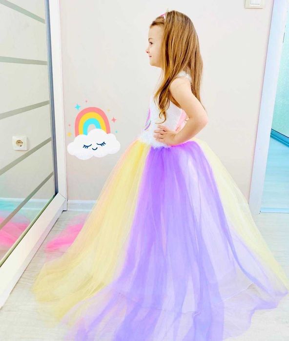 Рокля Елза,Едноре 4-12г