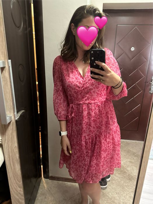 Рокля с флорални мотиви Vero Moda размер Л