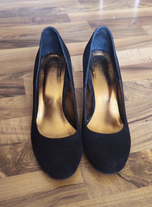Pantofi piele întoarsă naturala