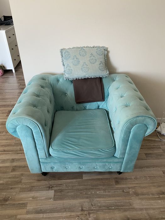 Canapea Chesterfield cu fotolii