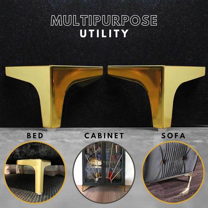 Модерни триъгълни резервни крака за мебели