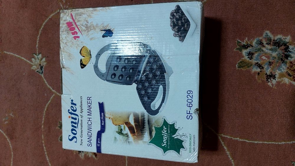 Сэндвичница Soulfer SF-6029. Новая! Гарантия. Готовит идеальные сэндви