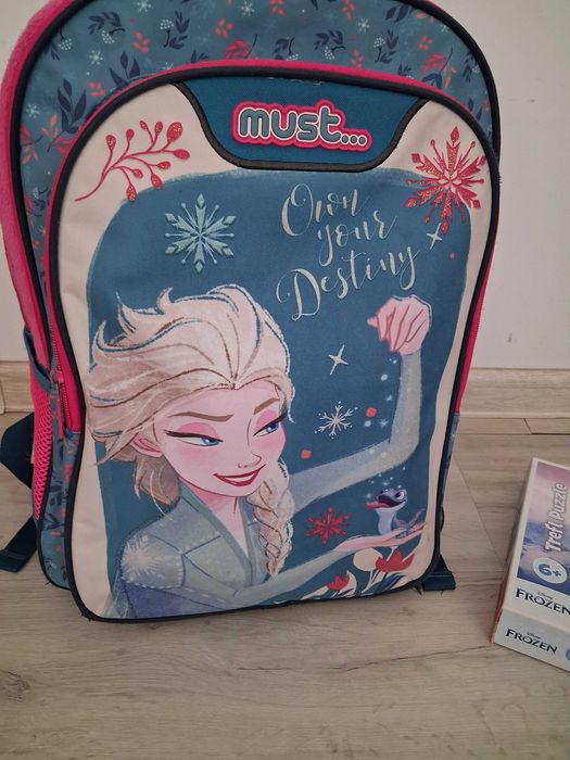 Rucsac Elsa Frozen mare pentru scoala