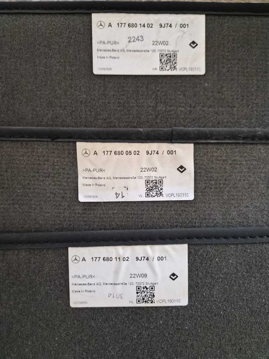 Presuri/covorase auto textile MERCEDES A class,B class, CLA, GLB, GLA