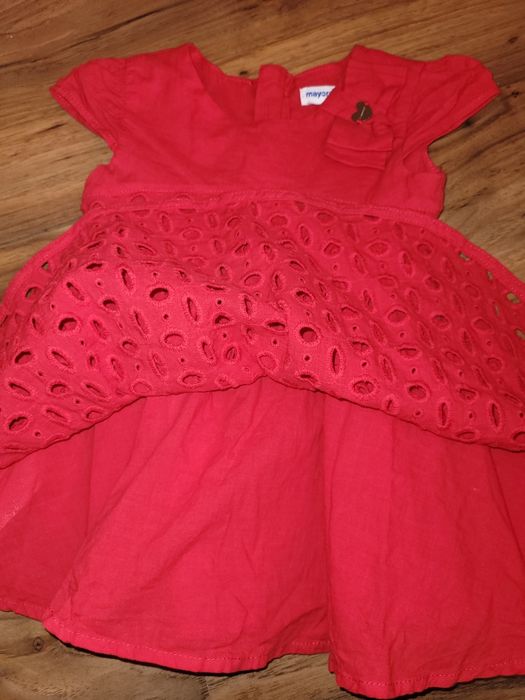 Червена рокля Mayoral, 12 месеца
