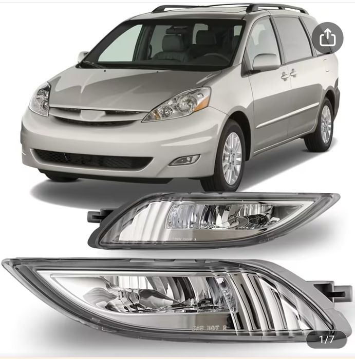 Противотуманки Тойота Сиенна 20кузов