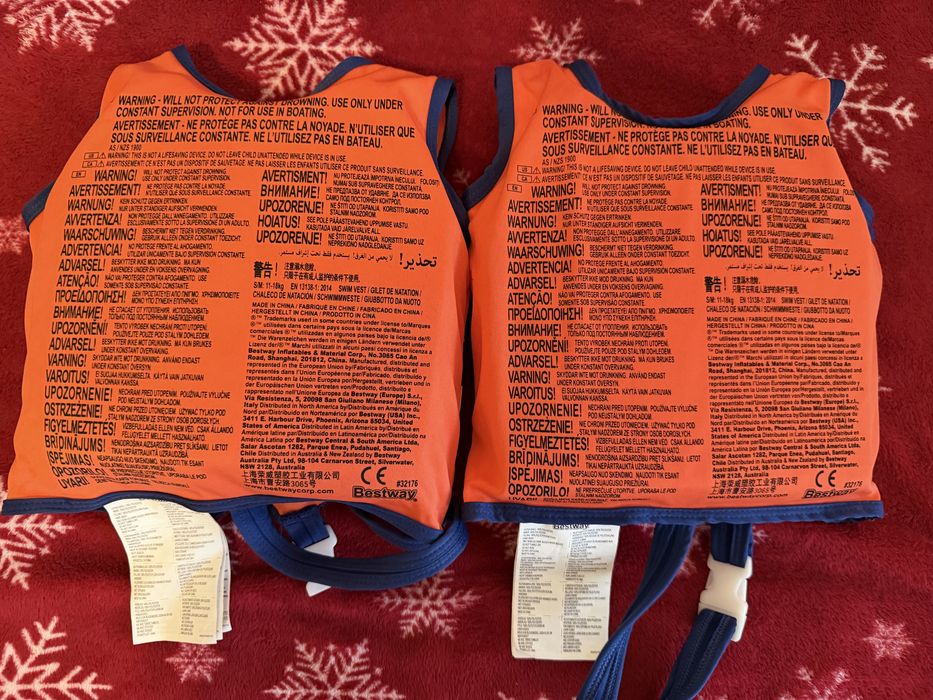 Детски спасителен жилетки.