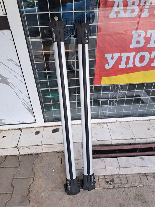 Оригинални напречни греди  Mazda 5. Citroen Picaso AGURI  с рейлинг