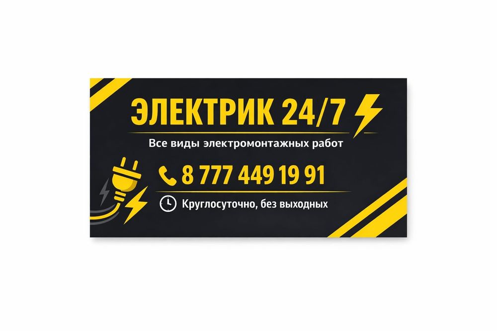 Услуга электрика