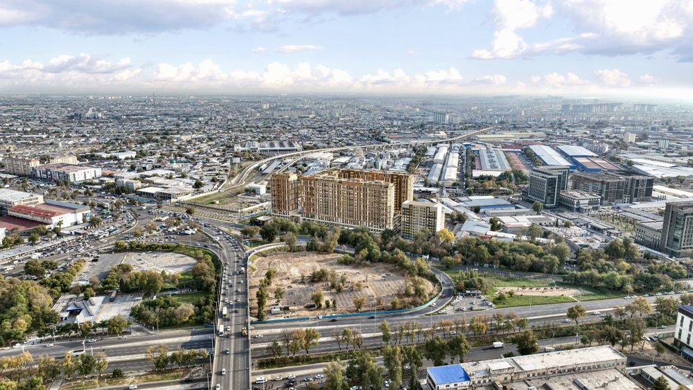 ЖК «Barxan Residence  2-к квартира 49.08 м2. г. Ташкент, (Чиланзар)