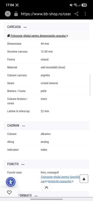 Fossil Townsman Chronograph