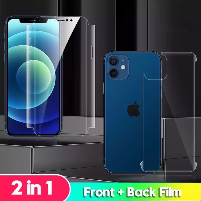 Iphone 14/15/16/17/18 PRO MAX PLUS Folie Silicon Fata + Spate si Lateral