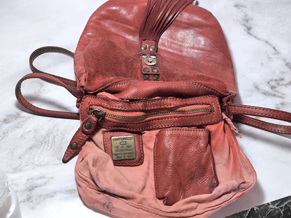 Женская кожаная сумочка Campomaggi