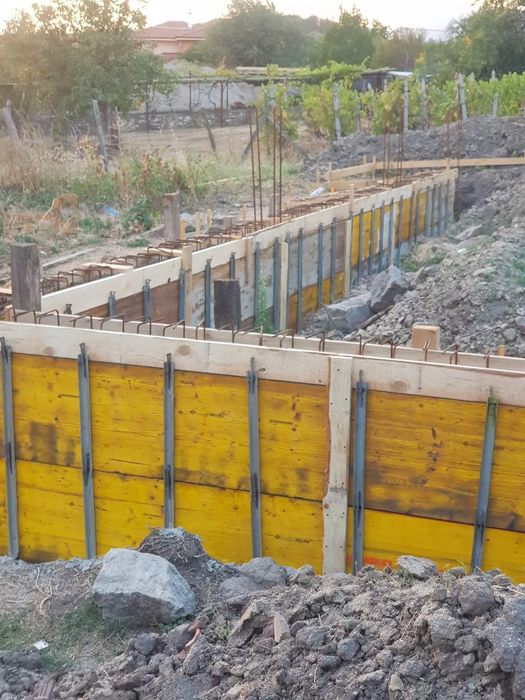 Кофраж под наем (жълти платна)