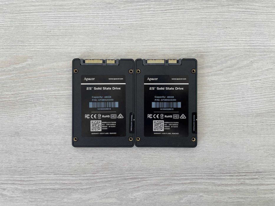 SSD накопитель Apacer SATA 480GB — Быстрая загрузка и надежная работа