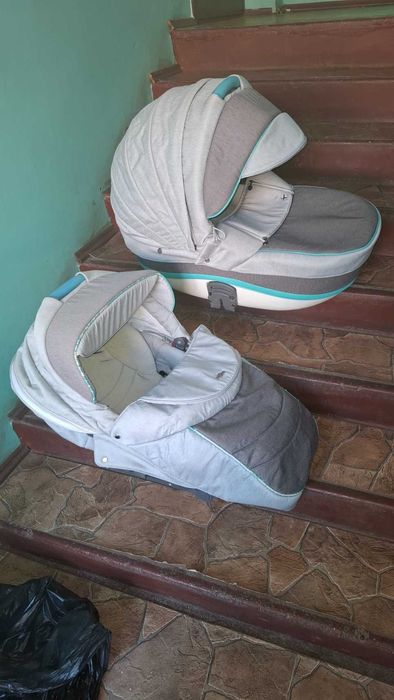 Бебешка количка ADAMEX Vicco Grey 2 в 1