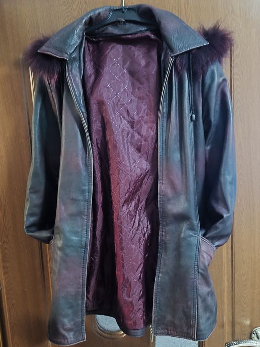 Geaca dama din piele naturala