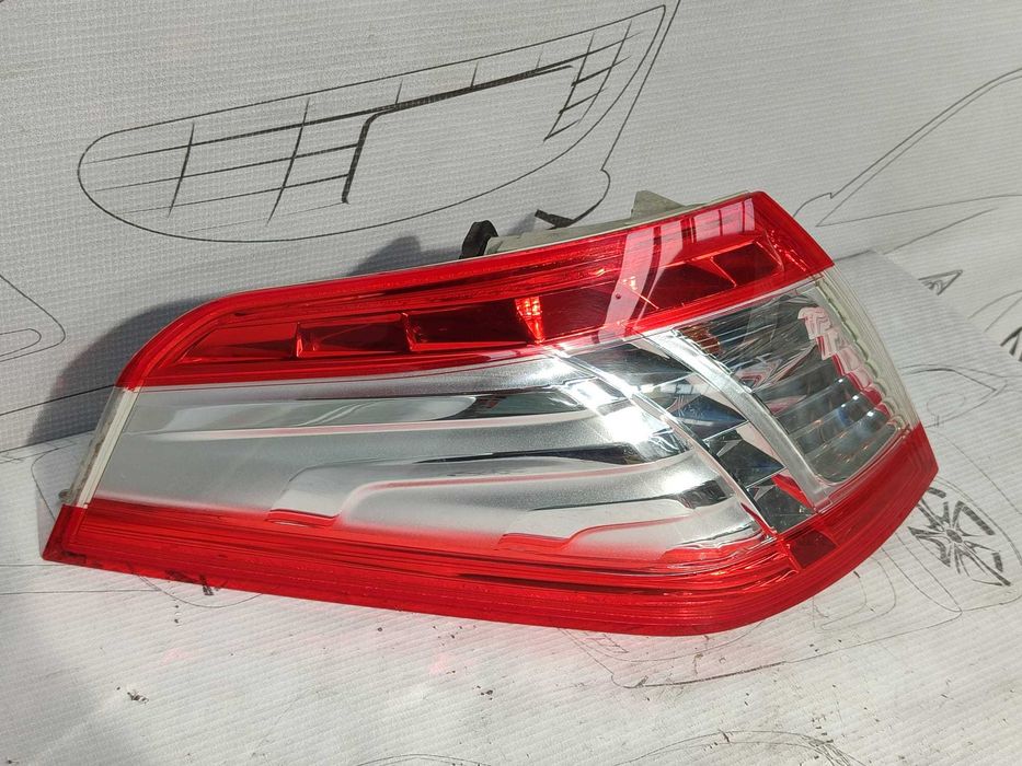 Stop aripă spate stânga Break Peugeot 508 2013 2.2 Diesel 2010-2018 Cod OEM: 9686779580 (5G3)