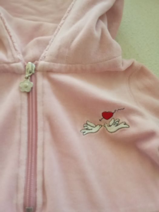 Детска розова рокля