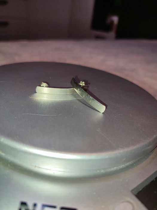 Изящни сребърни  обеци