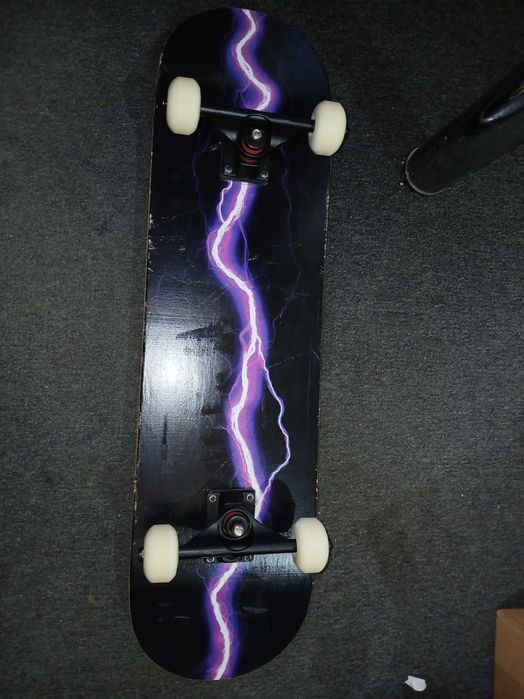 Skateboard LAYENNE 79x20 cm, 7 straturi, ABEC-11, adulti/copii