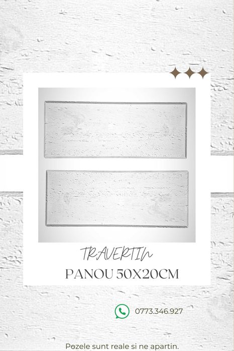 Panou Placaj decorativ 3D Ipsos diverse modele si marimi,oferim montaj